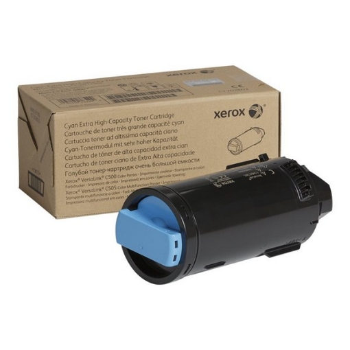 Picture of Xerox 106R03866 Extra High Yield Cyan Toner Cartridge (9000 Yield)