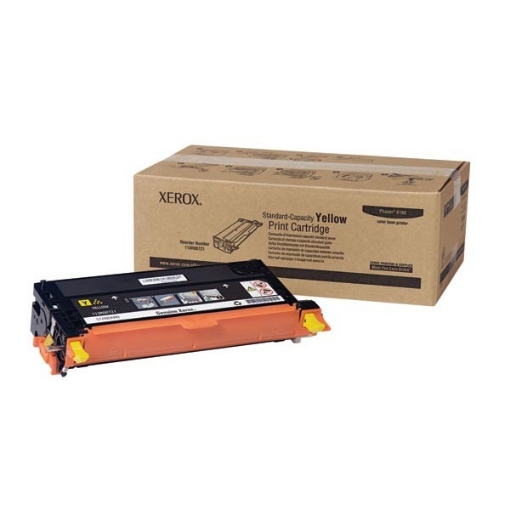 Picture of Xerox 113R00721 (113R721) Yellow Laser Toner Cartridge (2000 Yield)