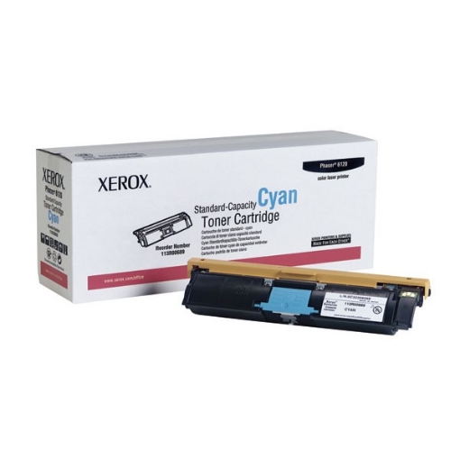 Picture of Xerox 113R00689 (113R689) Cyan Toner Cartridge (1500 Yield)