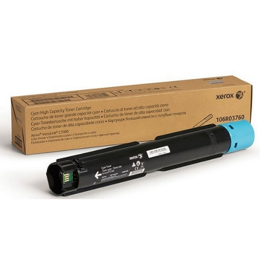 Picture of Xerox 106R03760 Cyan Toner Cartridge (10100 Yield)