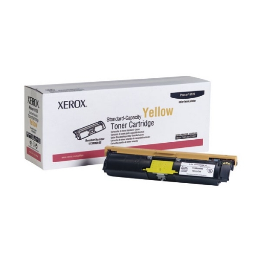 Picture of Xerox 113R00690 (113R690) Yellow Toner Cartridge (1500 Yield)