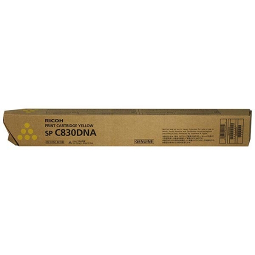 Picture of Ricoh 821182 Yellow Toner Cartridge (27000 Yield)