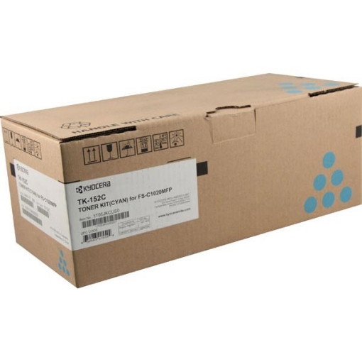 Picture of Kyocera Mita 1T05JKCUS0 (TK-152C) Cyan Toner (6000 Yield)