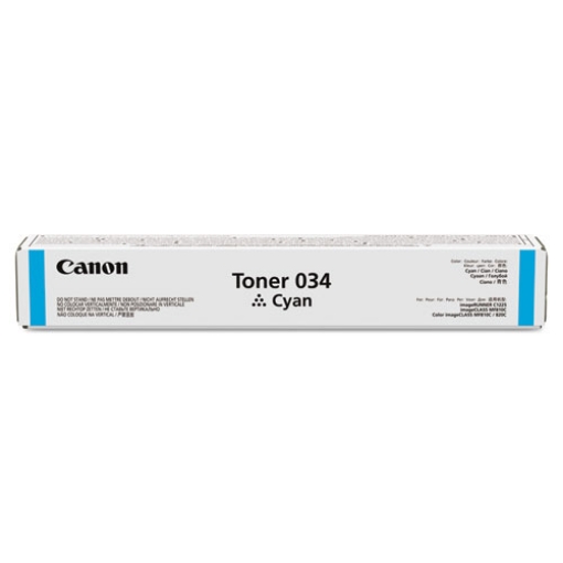 Picture of Canon 9453B001AA (Canon 034C, CRG-034C) Cyan Toner Cartridge (7300 Yield)