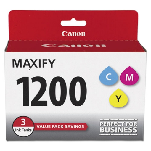 Picture of Canon 9232B005 (PGI-1200) Cyan, Magenta, Yellow Ink Tanks (3 pack)