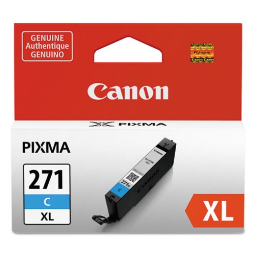 Picture of Canon 0337C001AA (CLI-271XLC) High Yield Cyan Ink Cartridge (300 Yield)