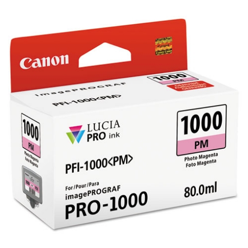 Picture of Canon PFI-1000PM (0551C002) Photo Magenta Pigment Ink Cartridge (80 ml)