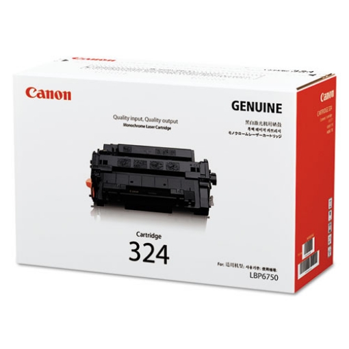 Picture of Canon 3481B003AA (Canon 324BK) Black Toner Cartridge (6000 Yield)