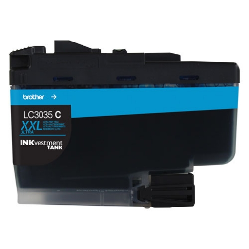 Picture of Brother LC3035C Ultra High Yield Cyan Inkjet Cartridge (5000 Yield)