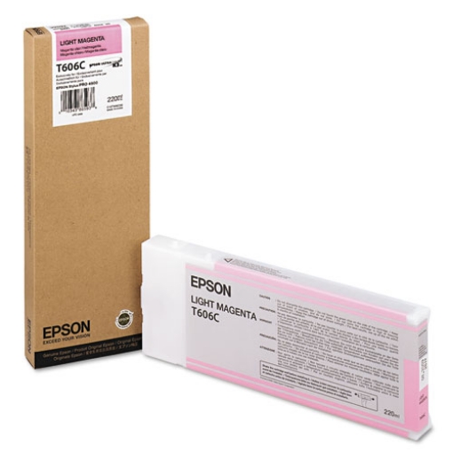 Picture of Epson T606C00 Light Magenta UltraChrome K3 Ink Cartridge (220 ml)