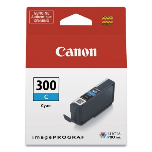 Picture of Canon 4194C002 (PFI-300C) Cyan Ink Cartridge