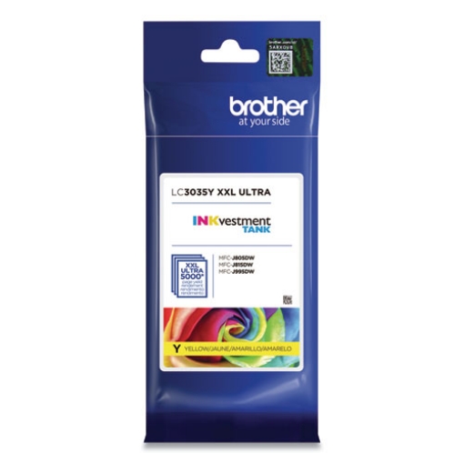 Picture of Brother LC3035Y Ultra High Yield Yellow Inkjet Cartridge (5000 Yield)