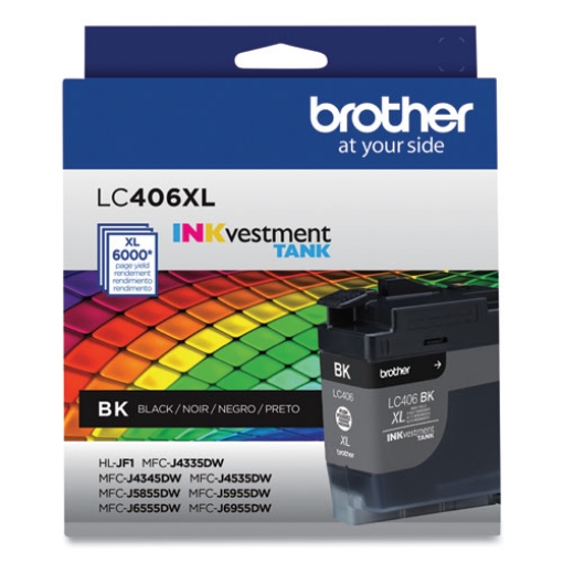 Picture of Brother LC406XLBK High Yield Black Ink Cartridge