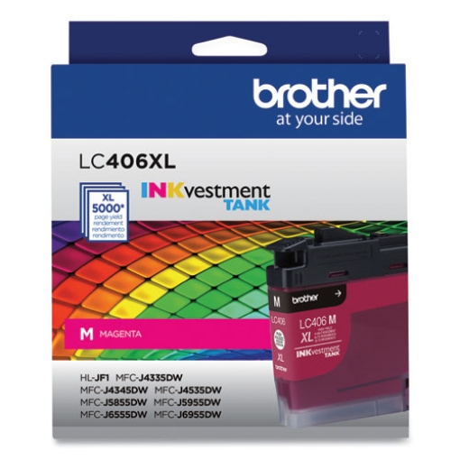 Picture of Brother LC406XLM High Yield Magenta Ink Cartridge