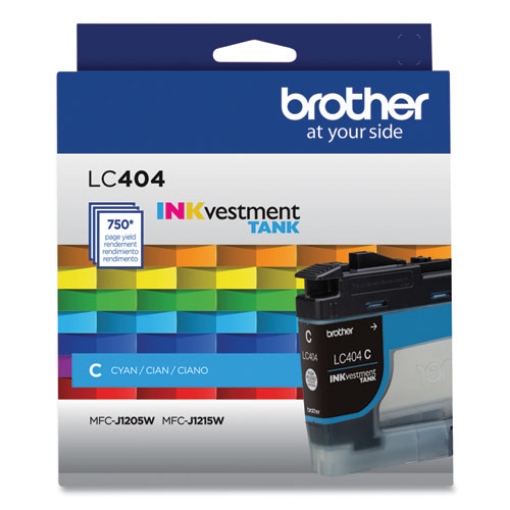 Picture of Brother LC404C Cyan Ink Cartridge