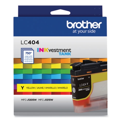 Picture of Brother LC404Y Yellow Ink Cartridge