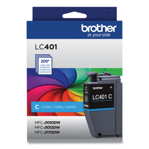 Picture of Brother LC401C Cyan Ink Cartridge