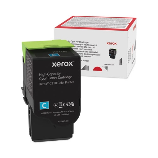 Picture of Xerox 6R04365 (006R04365) High Yield Cyan Toner Cartridge (5,500 Yield)