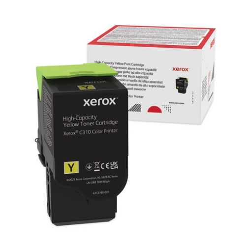 Picture of Xerox 6R04367 (006R04367) High Yield Yellow Toner Cartridge (5,500 Yield)