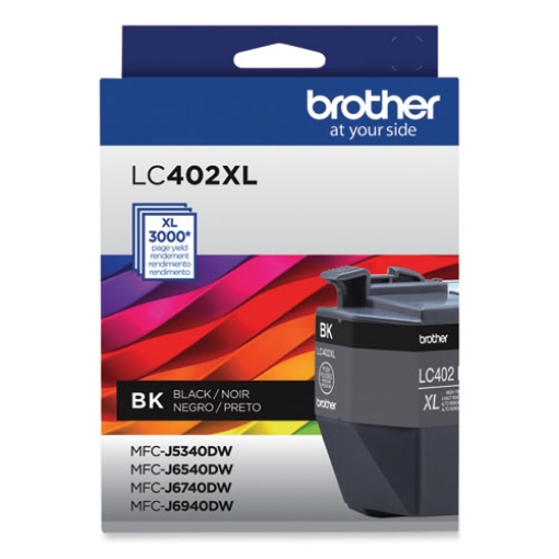 Picture of Brother LC402XLBK High Yield Black Ink Cartridge