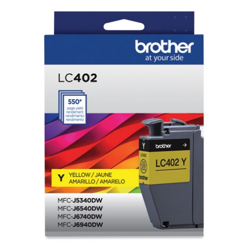 Picture of Brother LC402Y Yellow Ink Cartridge