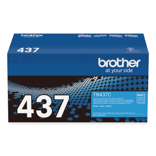 Picture of Brother TN437C Ultra High Yield Cyan Toner Cartridge (8,000 Yield)