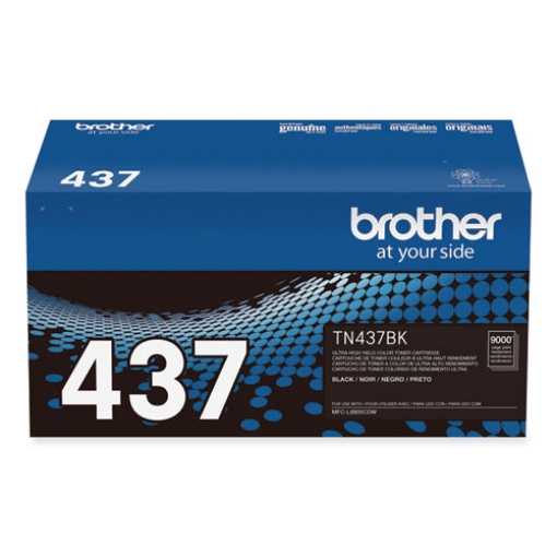 Picture of Brother TN437BK Ultra High Yield Black Toner Cartridge (9,000 Yield)