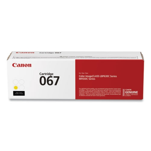 Picture of Canon 5099C001 (Cartridge 067) Yellow Toner Cartridge (1,250 pages)