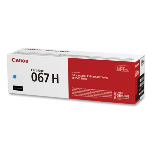 Picture of Canon 5105C001 (Cartridge 067H) High Yield Cyan Toner Cartridge (2,350 pages)