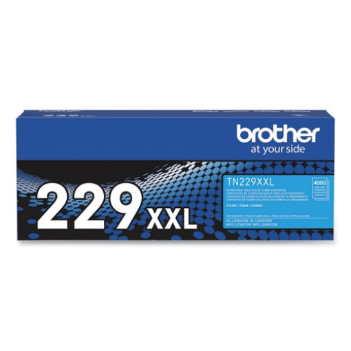 Picture of Brother TN229XXLC Super High Yield Cyan Toner Cartridge (4,000 Yield)