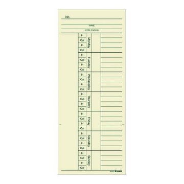 Picture of CARD,TM,WKLY,W/OT,200/PK