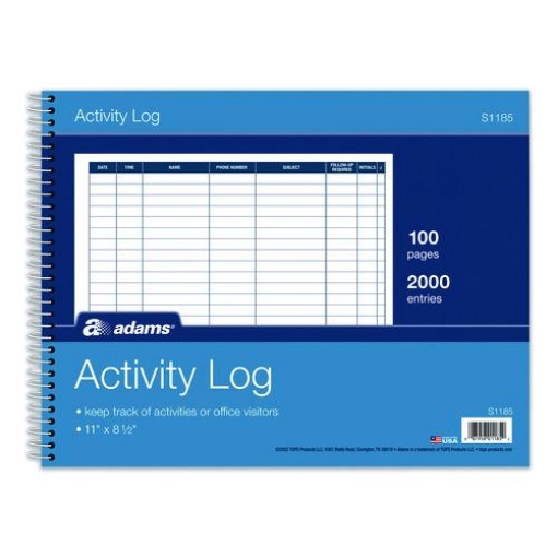 Picture of BOOK,LOG,ACTVTY,SPRL,50SH