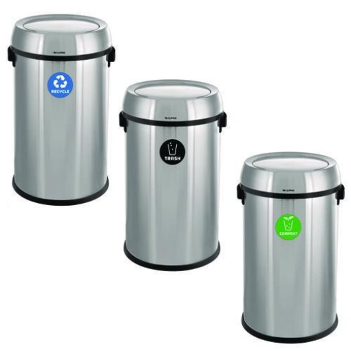 Picture of WASTEBASKET,17RTCL,SS
