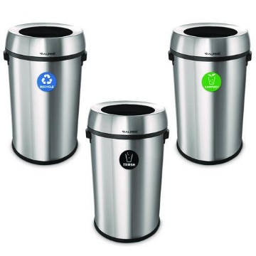 Picture of WASTEBASKET,17RTC,SS