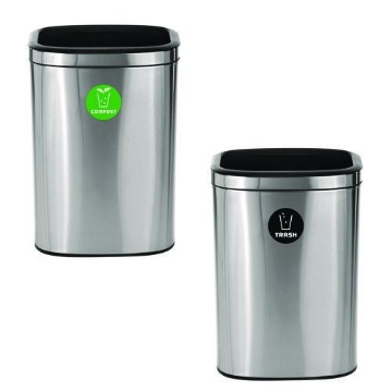 Picture of WASTEBASKET,10GCOT,SS