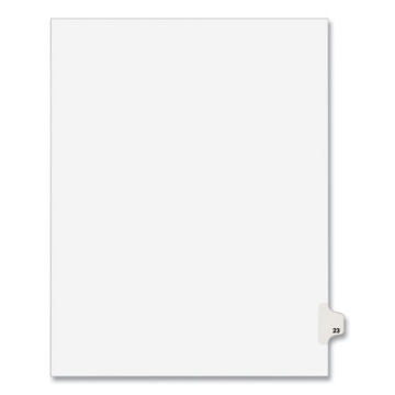 Picture of INDEX,SD,LTR,WHT,23,25/PK