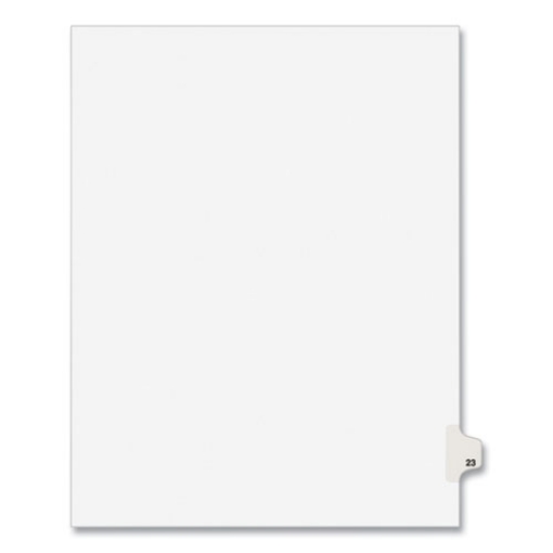 Picture of INDEX,SD,LTR,WHT,23,25/PK