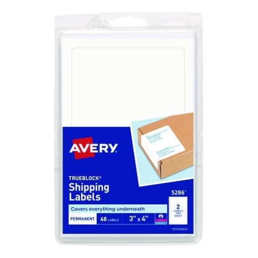 Picture of LABEL,LSR/IJ,3"X4",40/PK