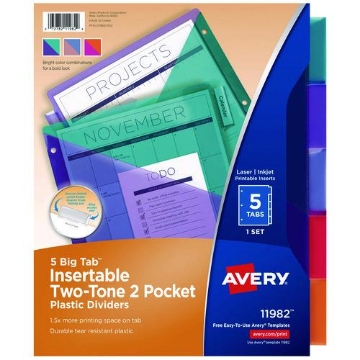 Picture of DIVIDER,5TB,INSRT,DBL,PKT