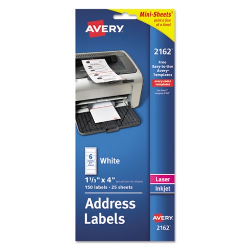 Picture of LABEL,LSR1X2-5/8WHT,2C/PK