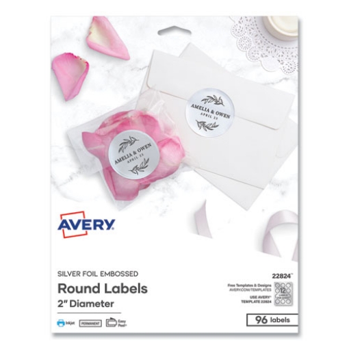 Picture of LABEL,RND,2" DIA,96/PK,SV