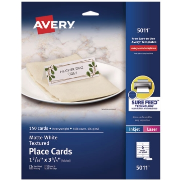 Picture of CARD,PAPER PLACE,WH