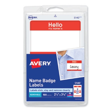 Picture of BADGE,NAME,HELLO,RD BRDR
