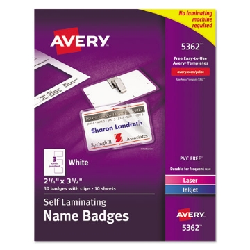 Picture of BADGE,NAME SELF LAMINATE