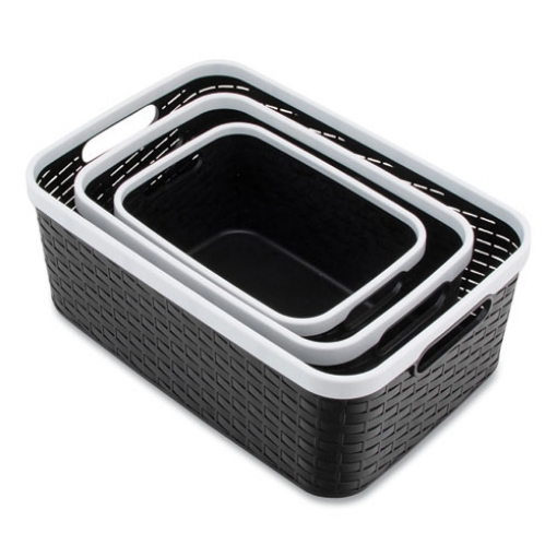 Picture of BIN,STACK,OPN LD,3,BK/WH