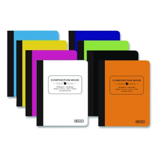 Picture of NOTEBOOK,70CT,POLY,COLRUL