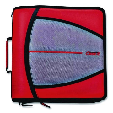 Picture of BINDER,3",ZIPPER,RED