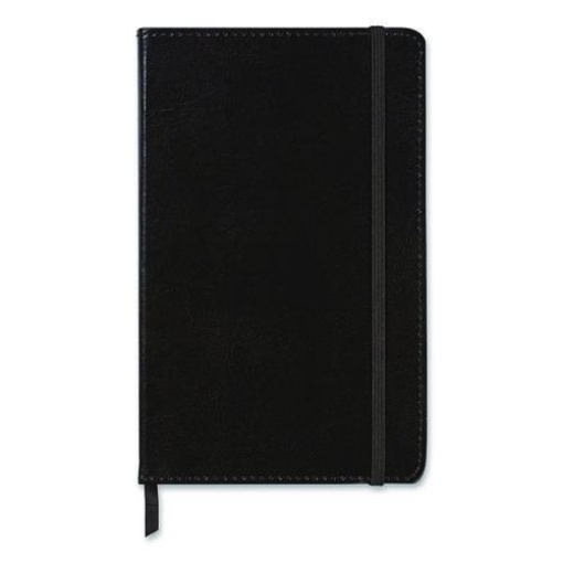 Picture of NOTEBOOK,LTH,8.25X5.25,BK