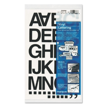 Picture of LETTERS,VNL,HLVCTA,1.5"BK
