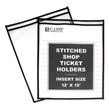 Picture of HOLDER,SHOP,TKT,12X15,CLR
